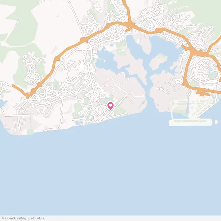 Map of the flower delivery area in Ewa Beach, Hawaii