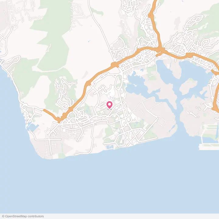 Map of the flower delivery area in Ewa Villages, Hawaii