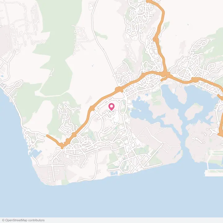 Map of the flower delivery area in East Kapolei, Hawaii