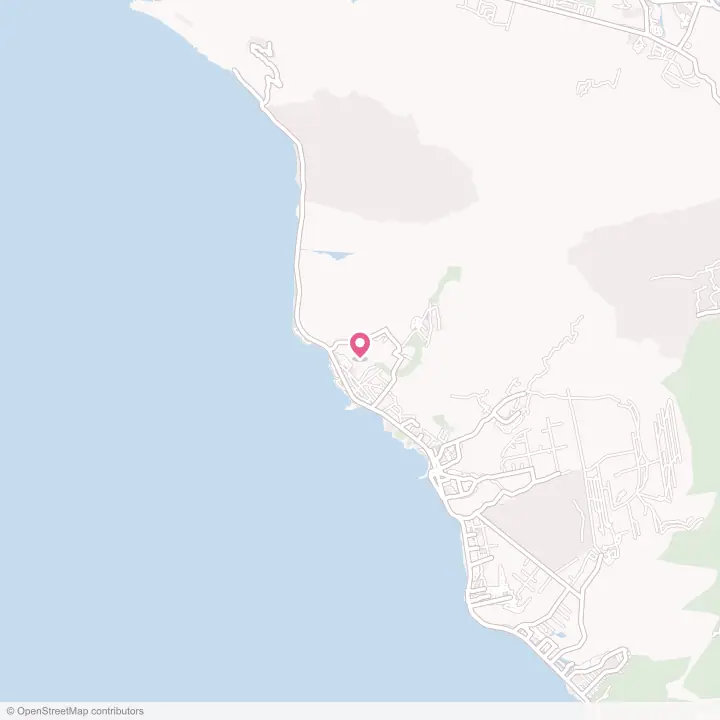 Map of the flower delivery area in Makaha, Hawaii
