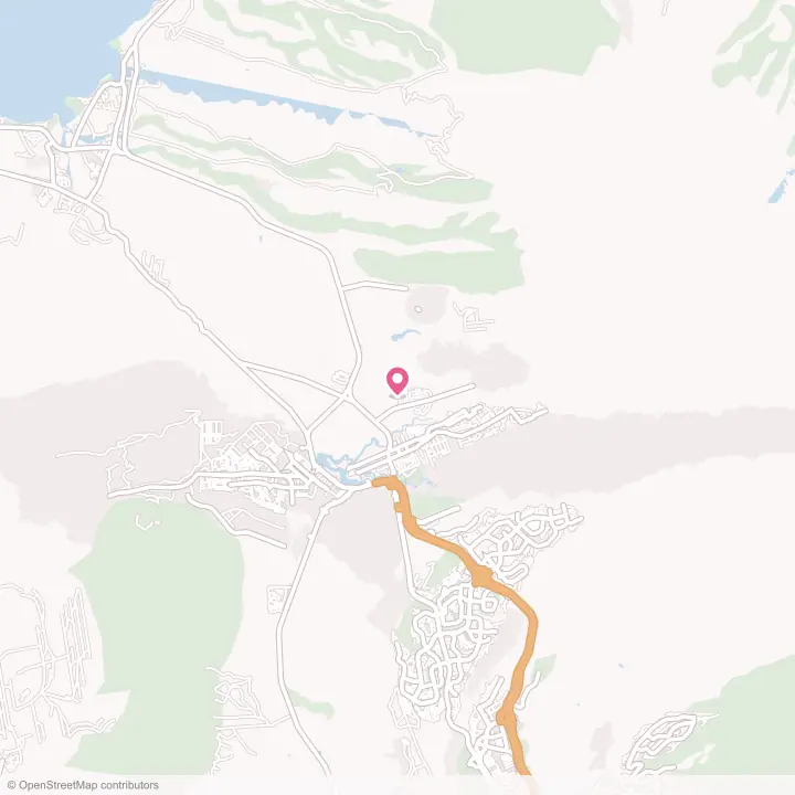Map of the flower delivery area in Whitmore Village, Hawaii