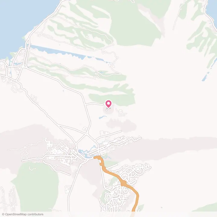 Map of the flower delivery area in Helemano, Hawaii