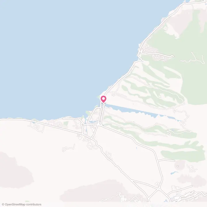 Map of the flower delivery area in Haleiwa, Hawaii