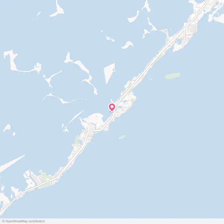 Map of the flower delivery area in Tavernier, Florida