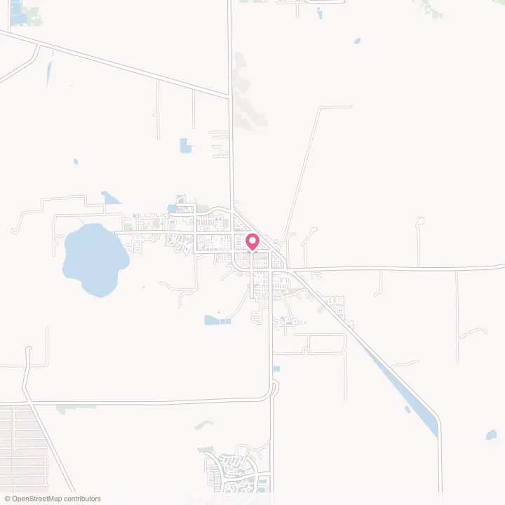 Map of the flower delivery area in Immokalee, Florida
