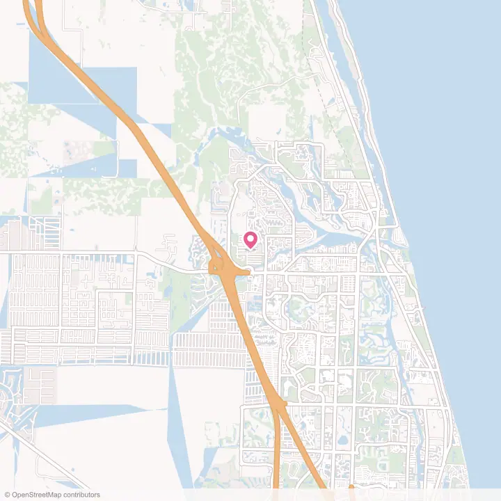 Map of the flower delivery area in Limestone Creek, Florida