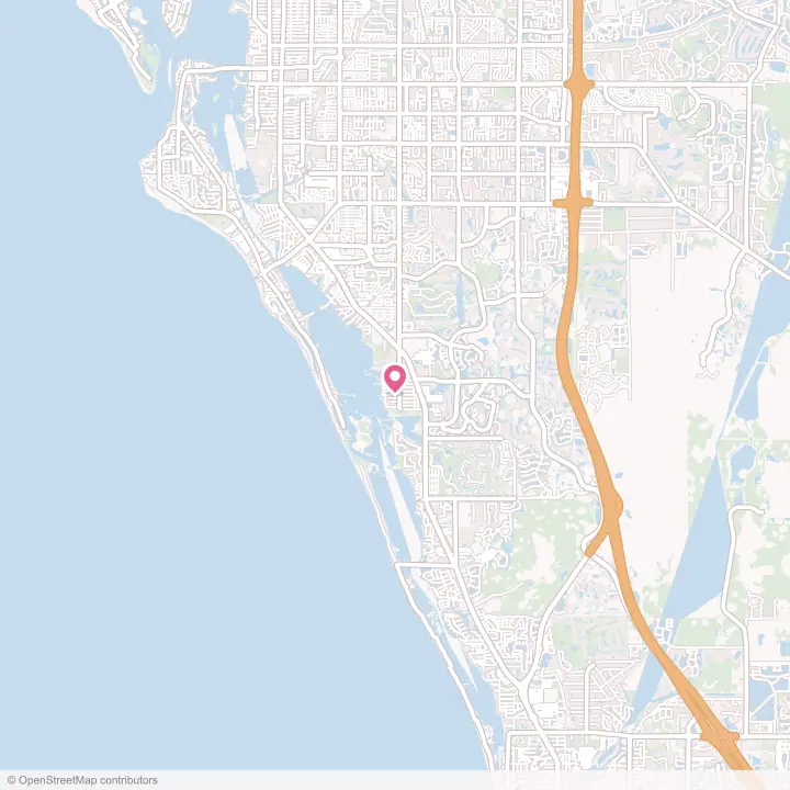 Map of the flower delivery area in Vamo, Florida