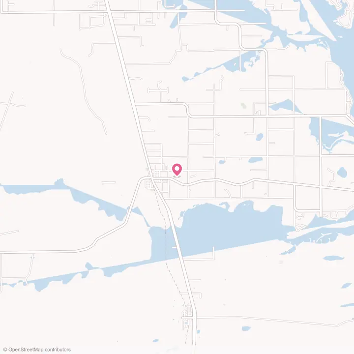 Map of the flower delivery area in Riviera, Texas