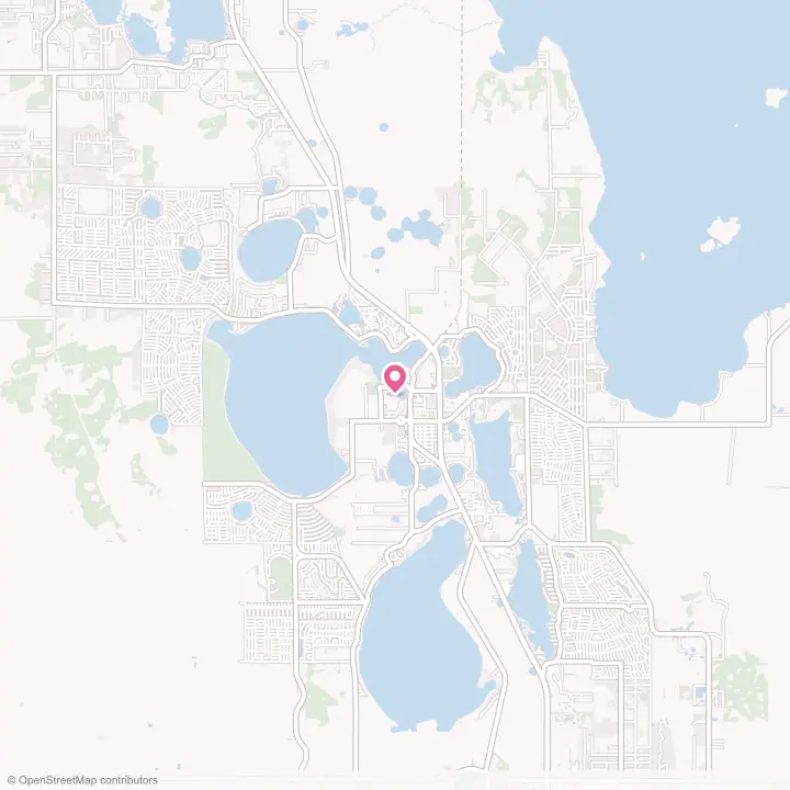 Map of the flower delivery area in Lake Placid, Florida
