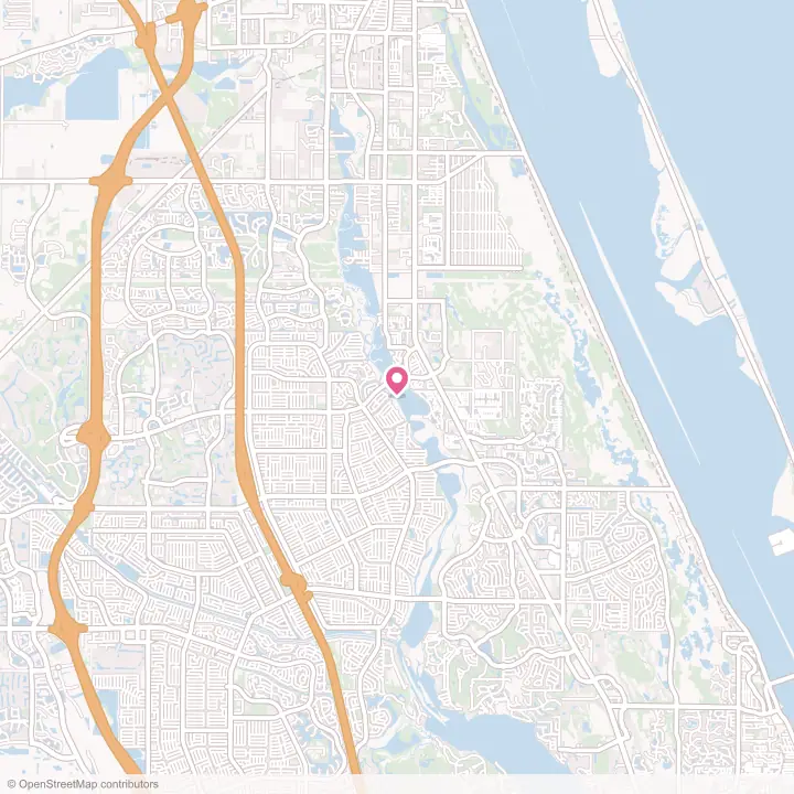 Map of the flower delivery area in River Park, Florida