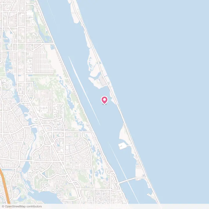 Map of the flower delivery area in Hutchinson Island South, Florida
