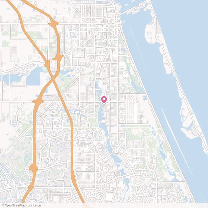 Map of the flower delivery area in White City, Florida