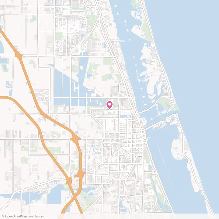 Map of the flower delivery area in Fort Pierce North, Florida