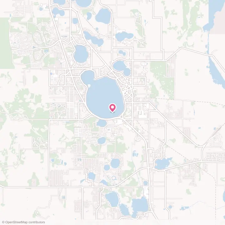 Map of the flower delivery area in Sebring, Florida