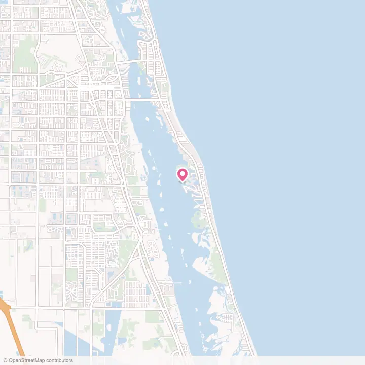 Map of the flower delivery area in South Beach, Florida