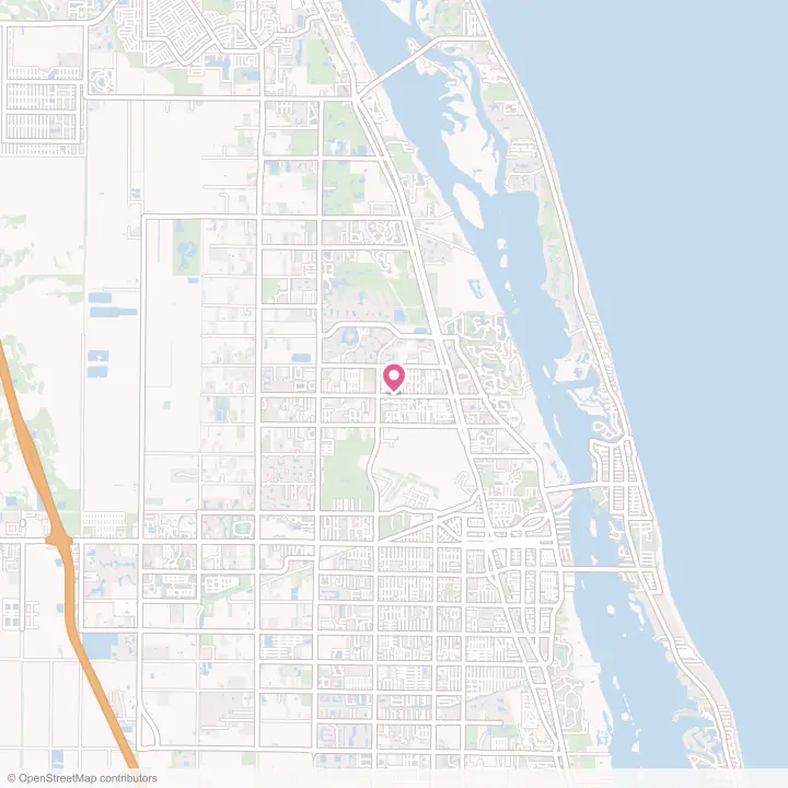 Map of the flower delivery area in Gifford, Florida