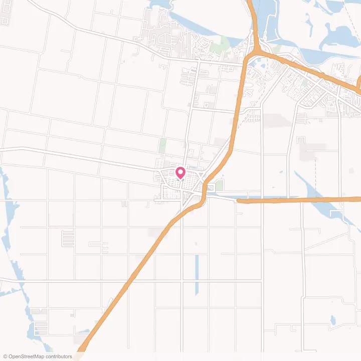 Map of the flower delivery area in Robstown, Texas