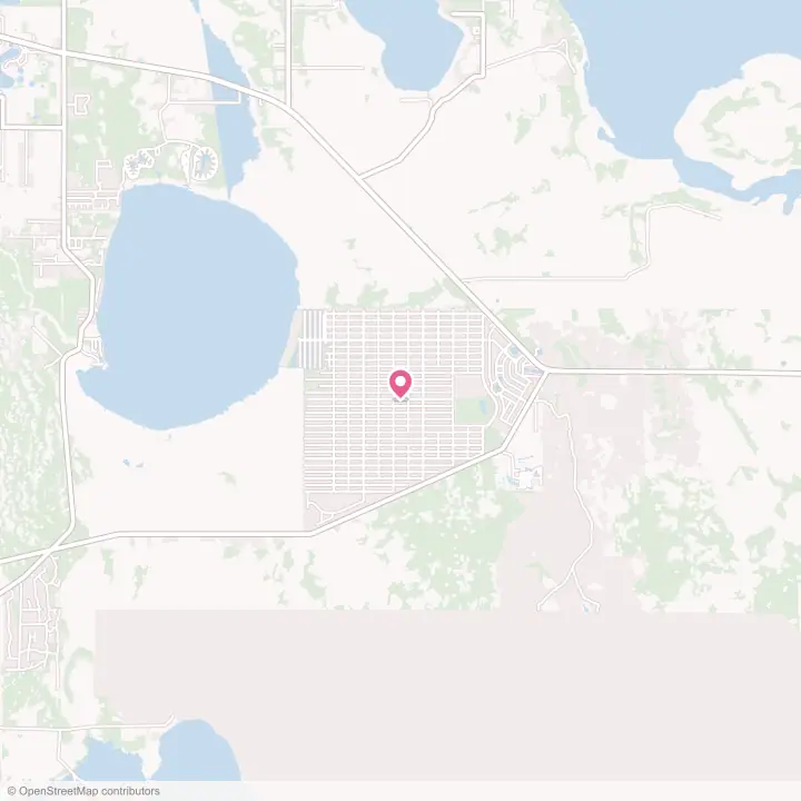 Map of the flower delivery area in Indian Lake Estates, Florida