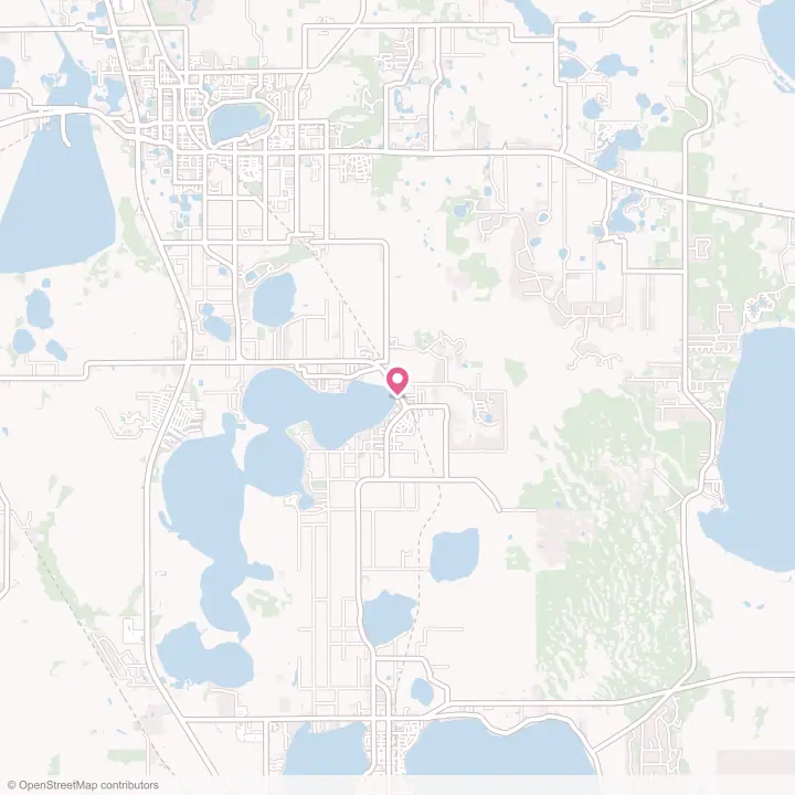 Map of the flower delivery area in Babson Park, Florida