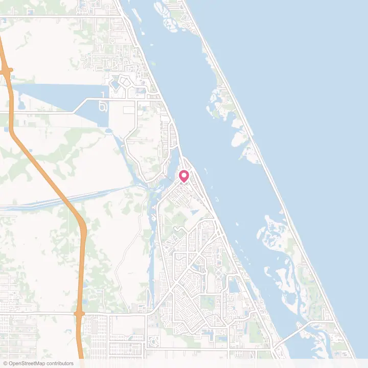 Map of the flower delivery area in Roseland, Florida