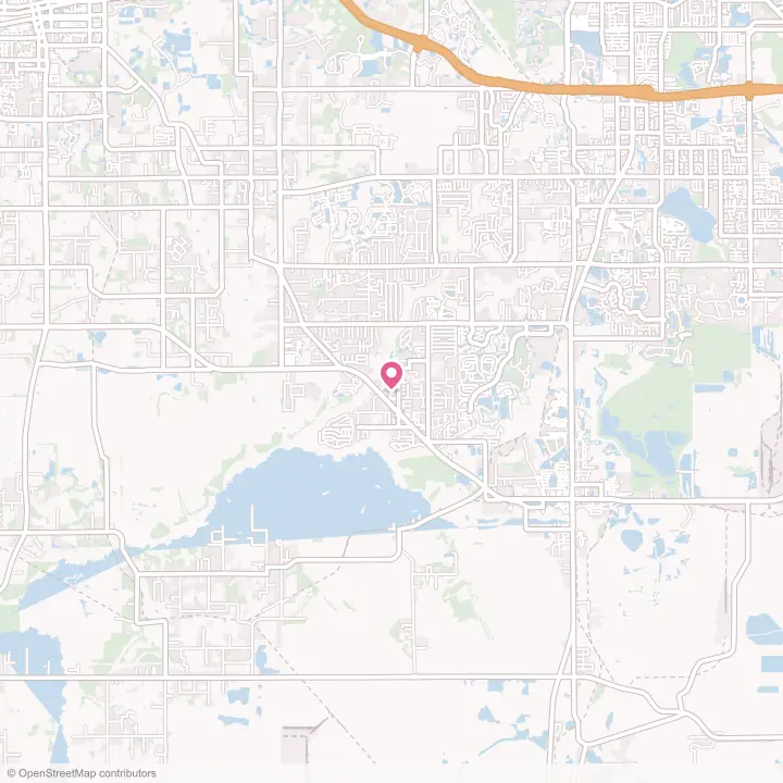 Map of the flower delivery area in Willow Oak, Florida