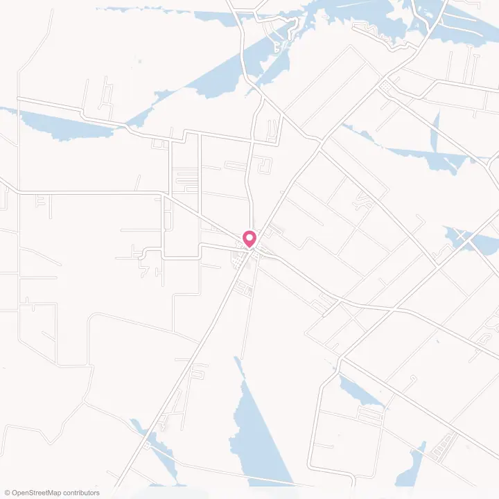Map of the flower delivery area in Orange Grove, Texas