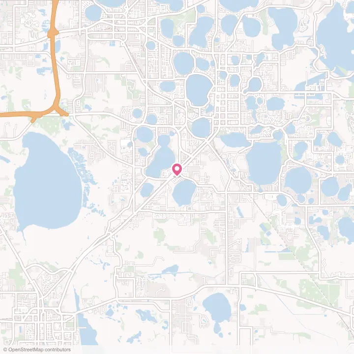Map of the flower delivery area in Eagle Lake, Florida