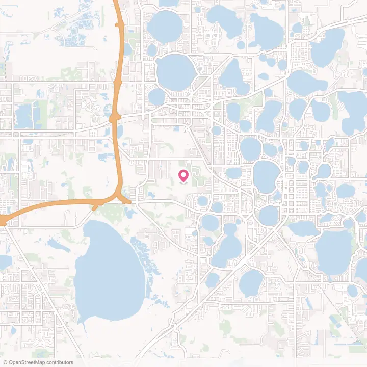 Map of the flower delivery area in Jan Phyl Village, Florida