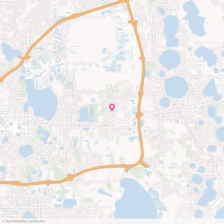 Map of the flower delivery area in Fussels Corner, Florida
