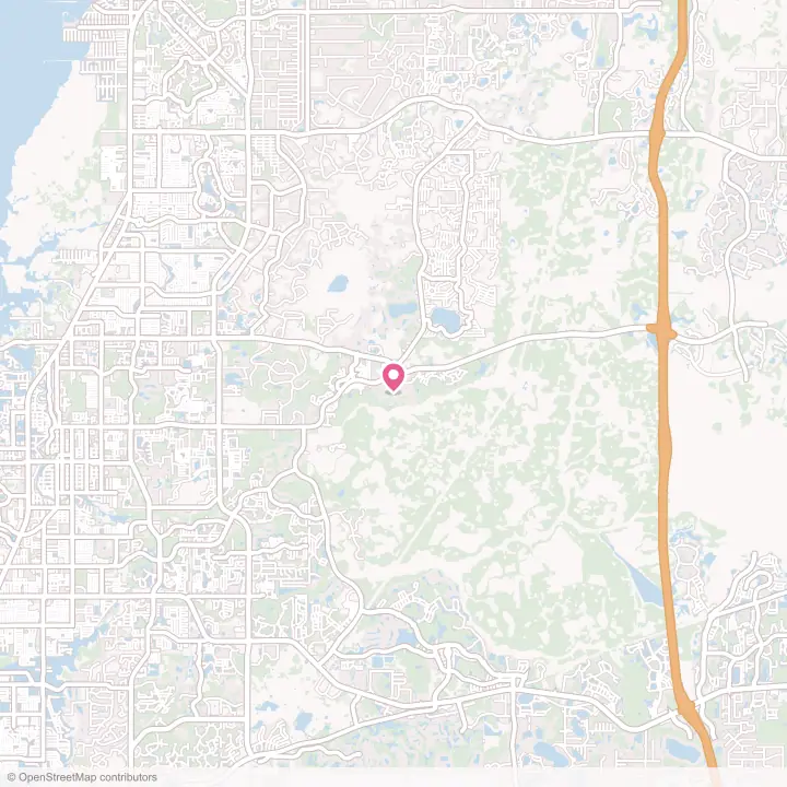 Map of the flower delivery area in River Ridge, Florida