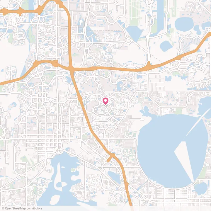 Map of the flower delivery area in Buenaventura Lakes, Florida