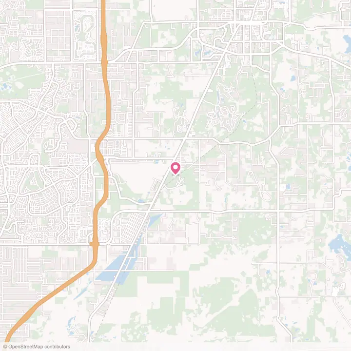 Map of the flower delivery area in Garden Grove, Florida
