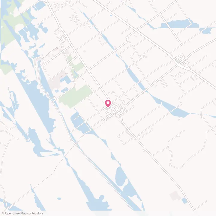 Map of the flower delivery area in Bloomington, Texas