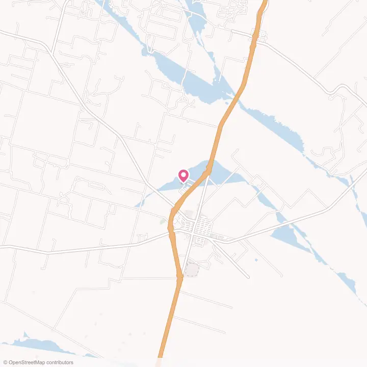 Map of the flower delivery area in Hilltop, Texas