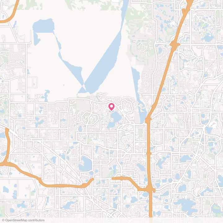 Map of the flower delivery area in Wekiwa Springs, Florida
