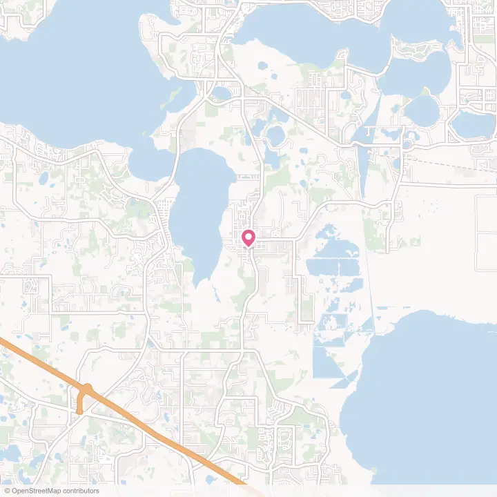 Map of the flower delivery area in Astatula, Florida