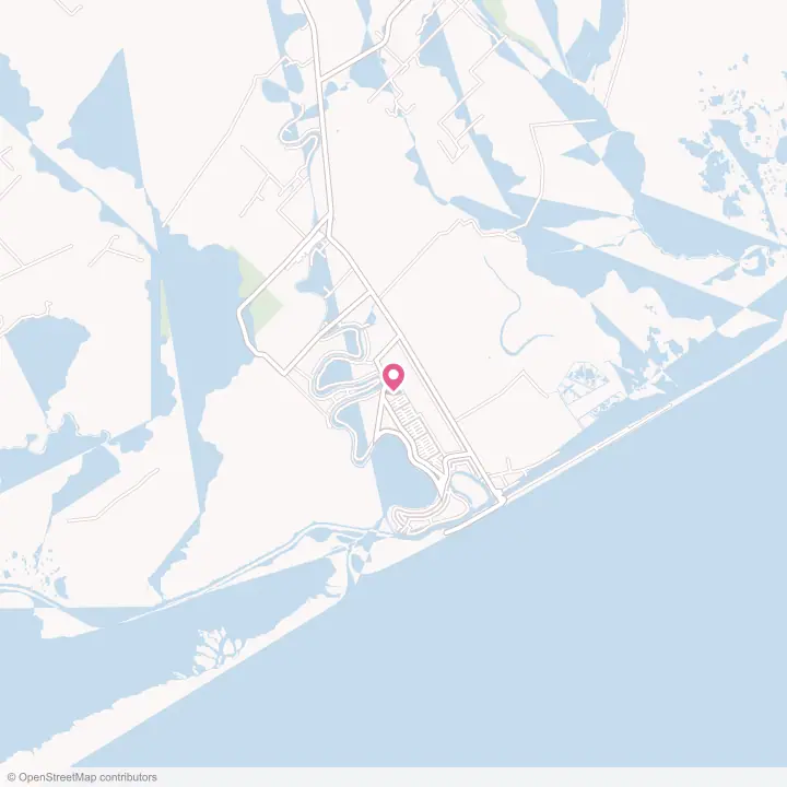 Map of the flower delivery area in Sargent, Texas