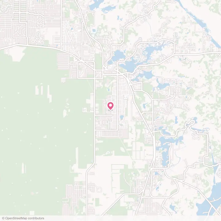 Map of the flower delivery area in Inverness Highlands South, Florida