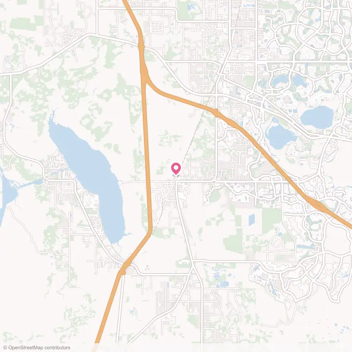 Map of the flower delivery area in Coleman, Florida