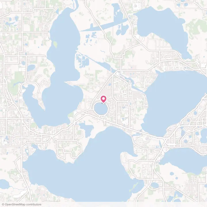 Map of the flower delivery area in Silver Lake, Florida