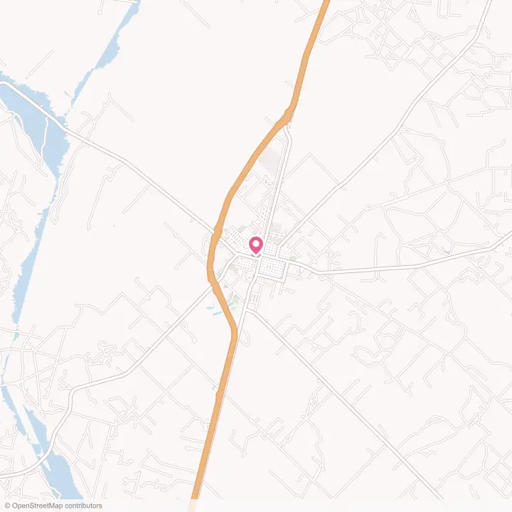 Map of the flower delivery area in Pearsall, Texas