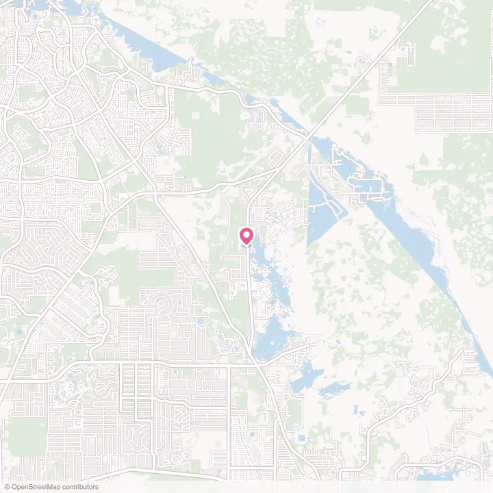 Map of the flower delivery area in Hernando, Florida