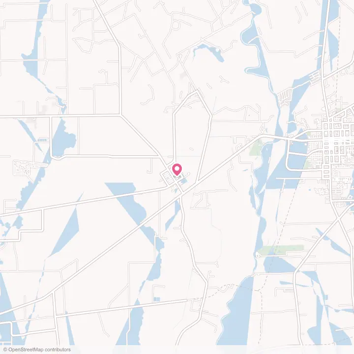 Map of the flower delivery area in Markham, Texas