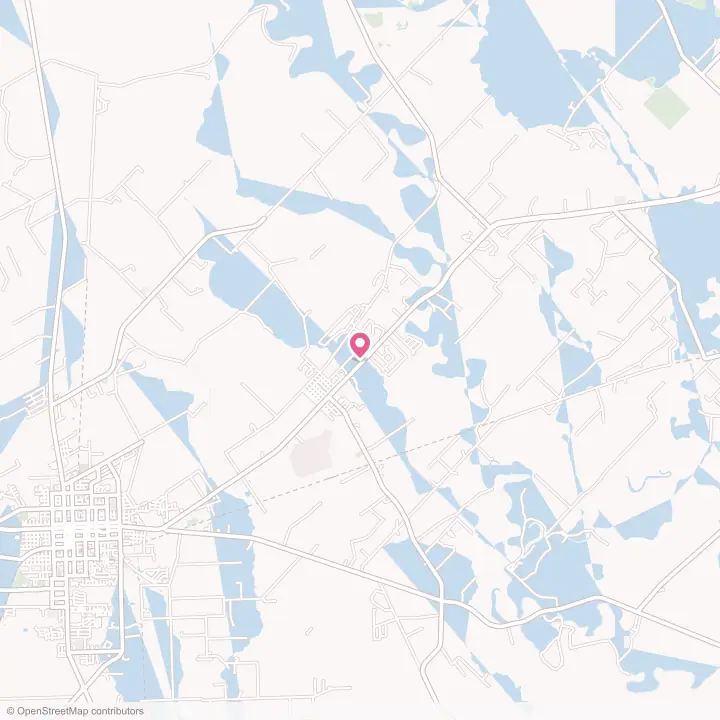 Map of the flower delivery area in Van Vleck, Texas