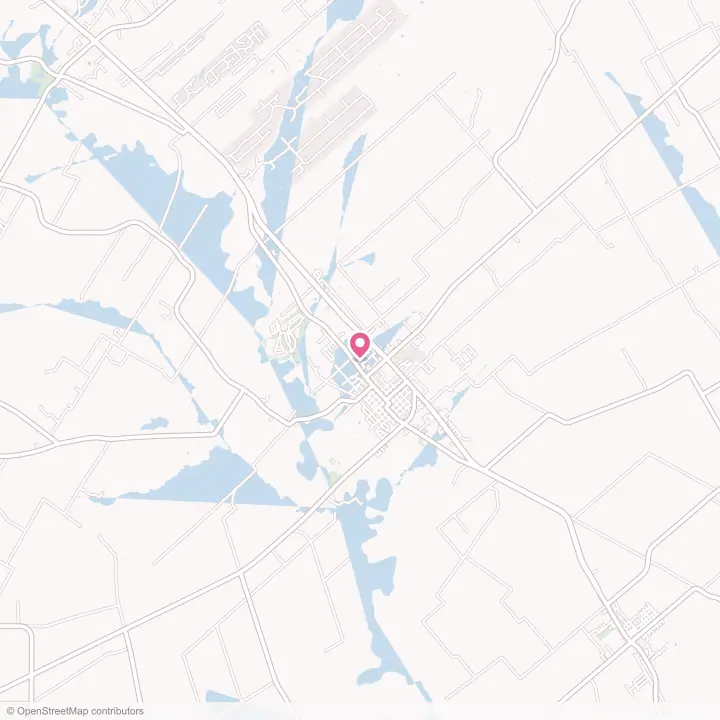 Map of the flower delivery area in Floresville, Texas