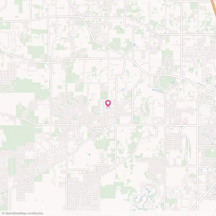 Map of the flower delivery area in Ocala Estates, Florida