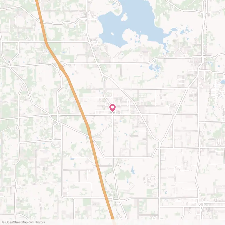 Map of the flower delivery area in Reddick, Florida