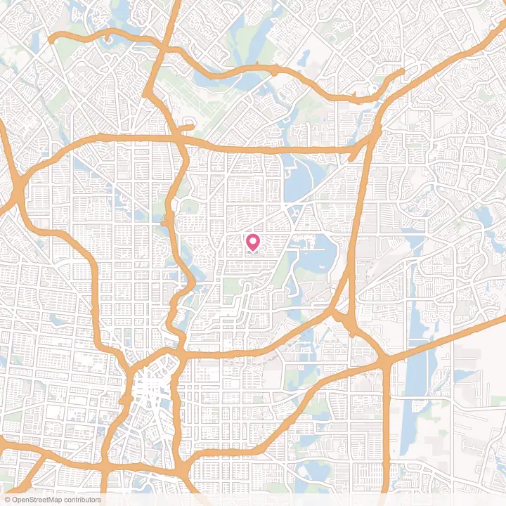 Map of the flower delivery area in Terrell Hills, Texas