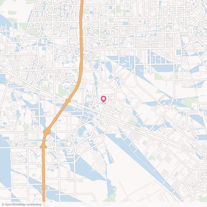 Map of the flower delivery area in Manvel, Texas
