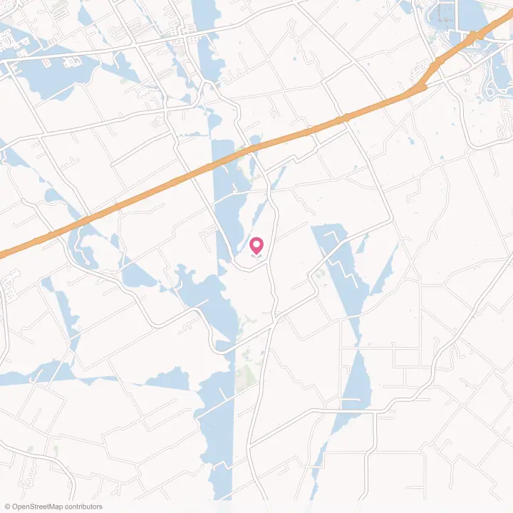 Map of the flower delivery area in New Berlin, Texas